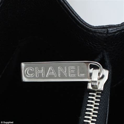 fake chanel zipper pull|authentic Chanel zipper pull.